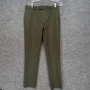 Charles Tyrwhitt Chinos Mens 30x30 Green Extra Slim Fit Non-Iron Stretch
